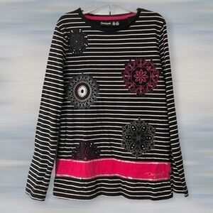 ‎Desigual Girl’s Mandalas Sailor Top